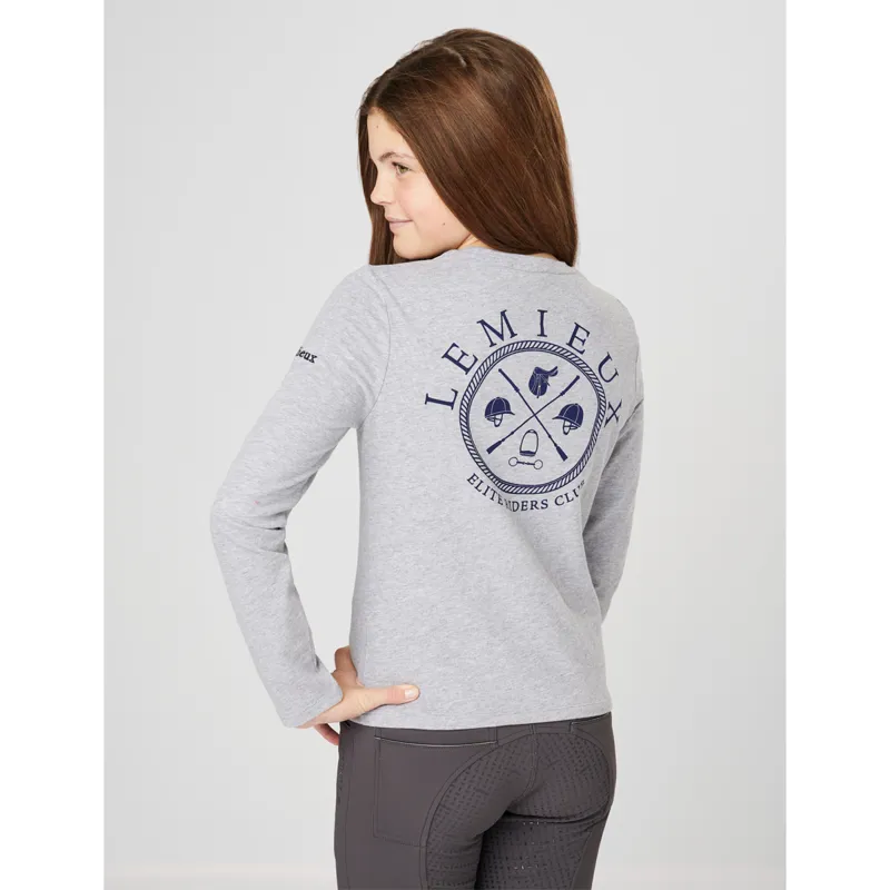 LeMieux Young Rider Lara Long Sleeve Tee - Grey-4